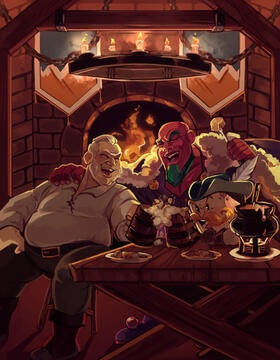 Calorum Cookbook Fanzine Piece (Dimension 20: A Crown of Candy) Fanart