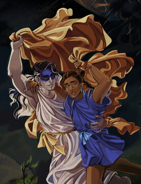 Yasha and Beau (Critical Role - Campaign 2) Fanart