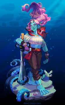 Character Illustration (For @KimVaBa) Commission