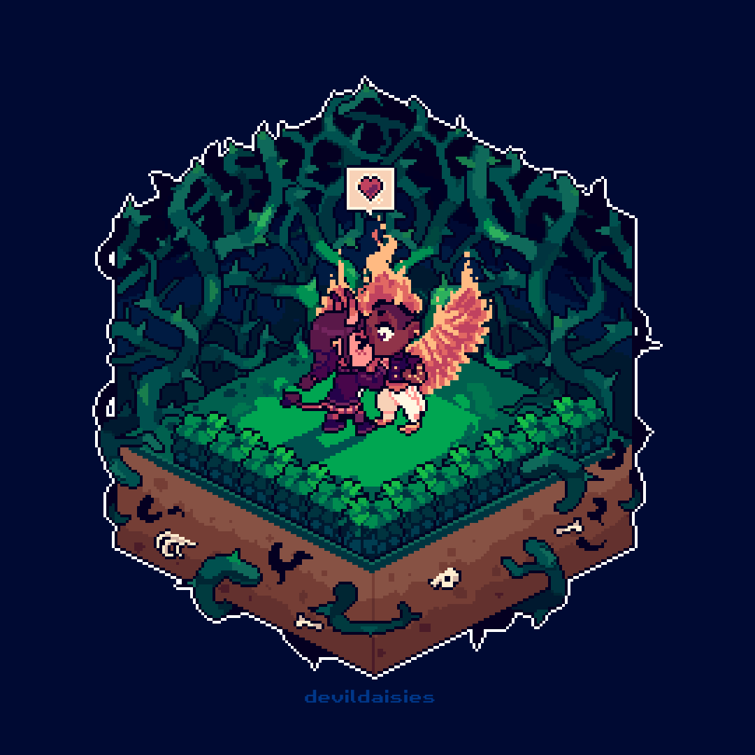 Fig and Ayda (Dimension 20 - Fantasy High: Sophmore Year) Fanart