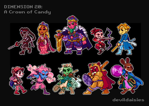 Taste Buds (Dimension 20: A Crown of Candy) Fanart